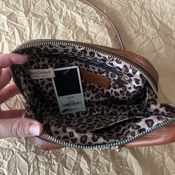 Juicy Coutoure brown leather crossbody - Picture 4 of 6